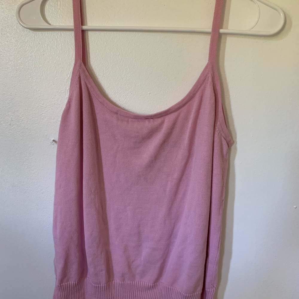 Knit Pink Tanktop - Picture 3 of 3